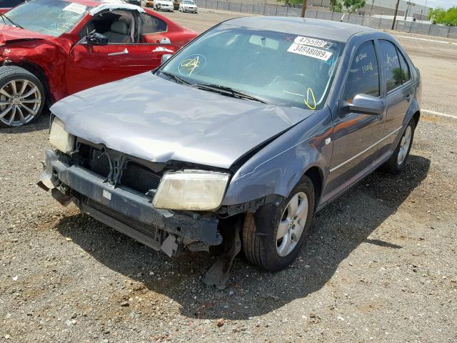 3VWSR69M04M136040 - 2004 VOLKSWAGEN JETTA GLS GRAY photo 2