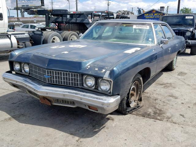 1L69H3C169137 - 1973 CHEVROLET IMPALA GRAY photo 2