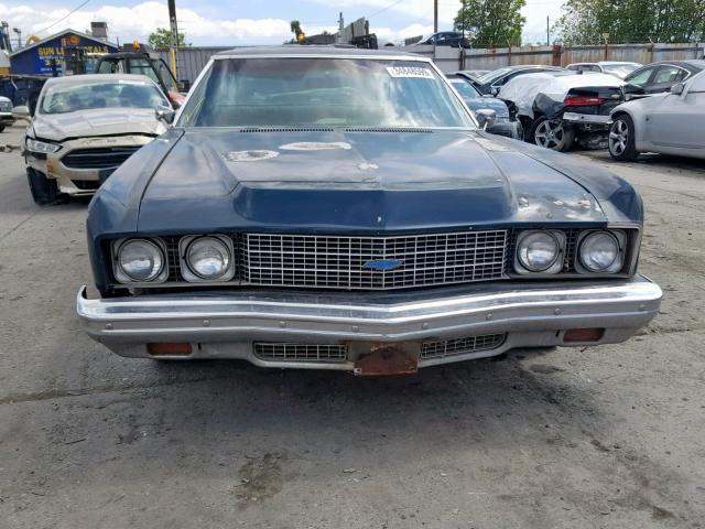 1L69H3C169137 - 1973 CHEVROLET IMPALA GRAY photo 9