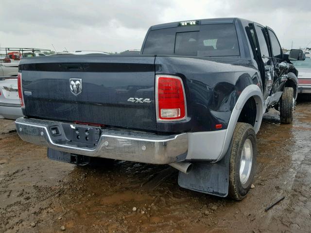 3C63RRML1JG408152 - 2018 RAM 3500 LARAM BLUE photo 4