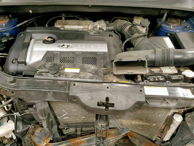 KM8JM12B25U161183 - 2005 HYUNDAI TUCSON GL BLUE photo 7