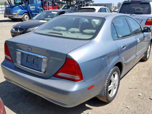 KL5VM52L74B125060 - 2004 SUZUKI VERONA EX GRAY photo 4