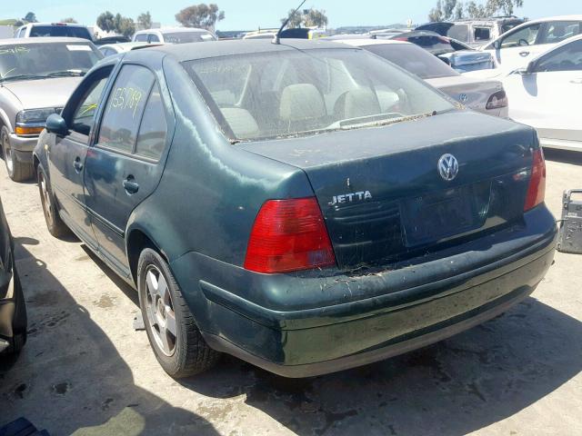 3VWSC29M1XM041419 - 1999 VOLKSWAGEN JETTA GLS GREEN photo 3