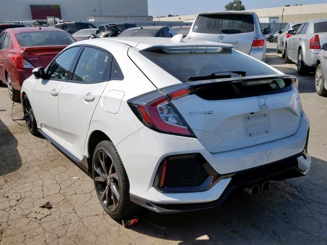 SHHFK7G45JU217308 - 2018 HONDA CIVIC SPOR WHITE photo 3