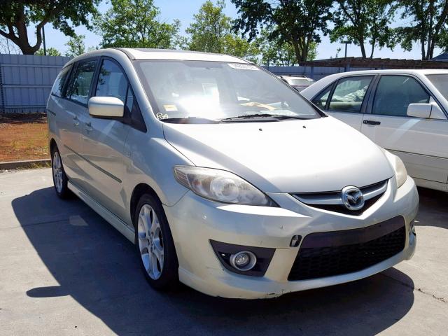 JM1CR29L780307737 - 2008 MAZDA 5 GREEN photo 1