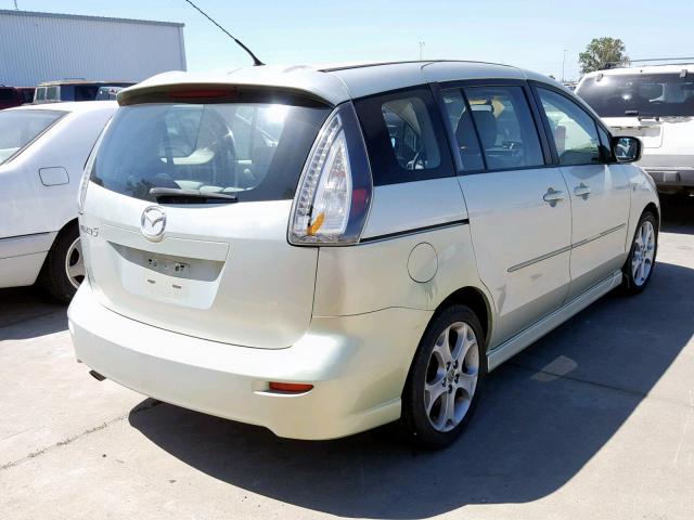 JM1CR29L780307737 - 2008 MAZDA 5 GREEN photo 4