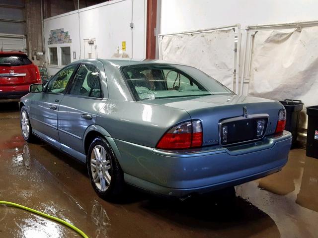 1LNHM87A53Y677096 - 2003 LINCOLN LS GREEN photo 3