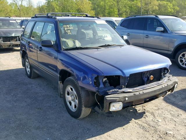 JF1SF63511H759900 - 2001 SUBARU FORESTER L BLUE photo 1