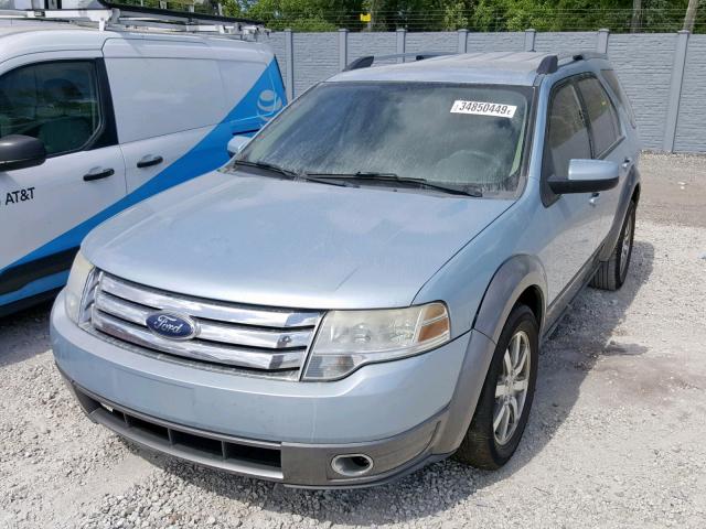 1FMDK02W18GA12654 - 2008 FORD TAURUS X S BLUE photo 2