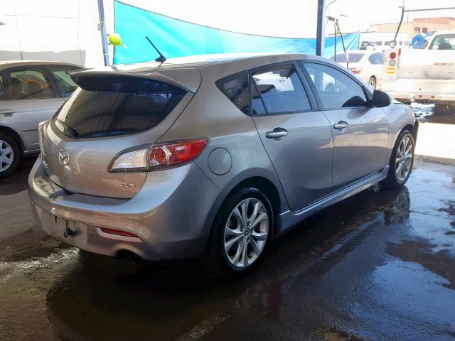 JM1BL1H5XA1334764 - 2010 MAZDA 3 S SILVER photo 4