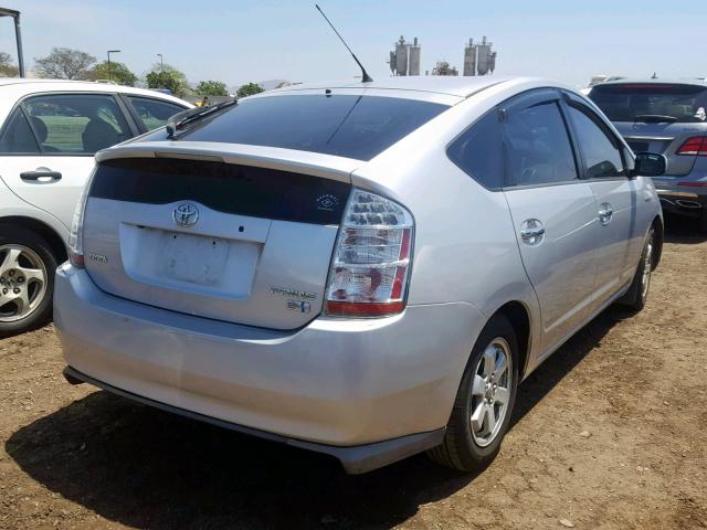 JTDKB20U683324159 - 2008 TOYOTA PRIUS 银色 照片 4