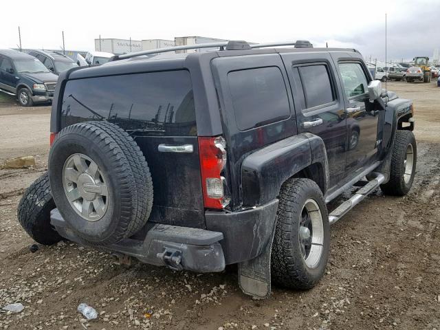 5GTDN136168173943 - 2006 HUMMER H3 BLACK photo 4