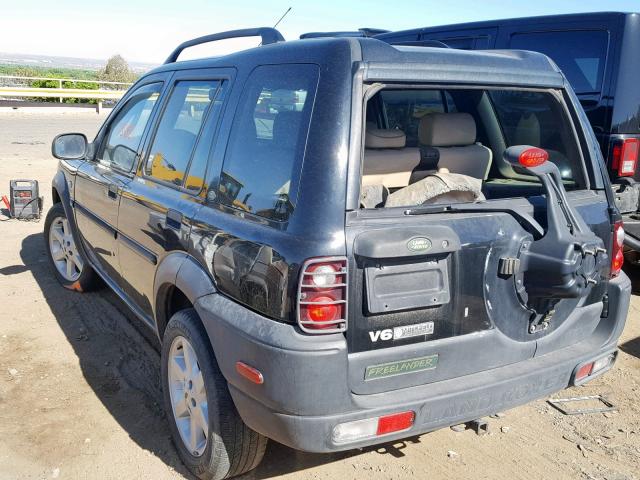 SALNE22262A385409 - 2002 LAND ROVER FREELANDER BLACK photo 3