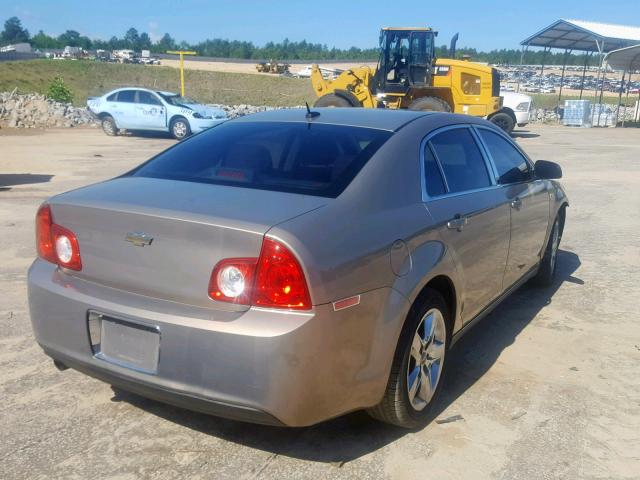 1G1ZH57BX8F183994 - 2008 CHEVROLET MALIBU 1LT 灰色 照片 4