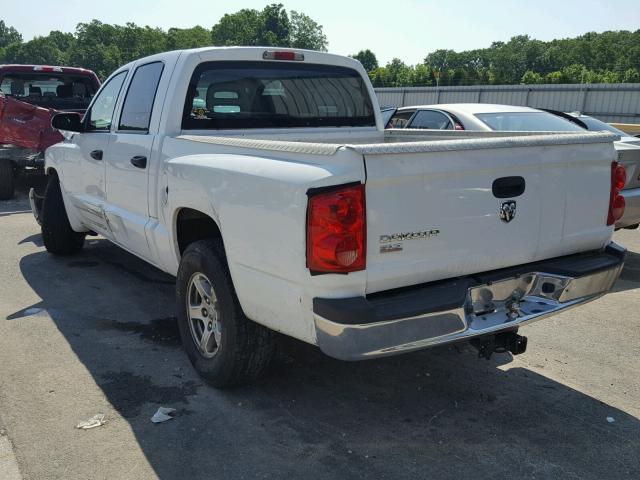 1D7HE48K56S688940 - 2006 DODGE DAKOTA QUA WHITE photo 3