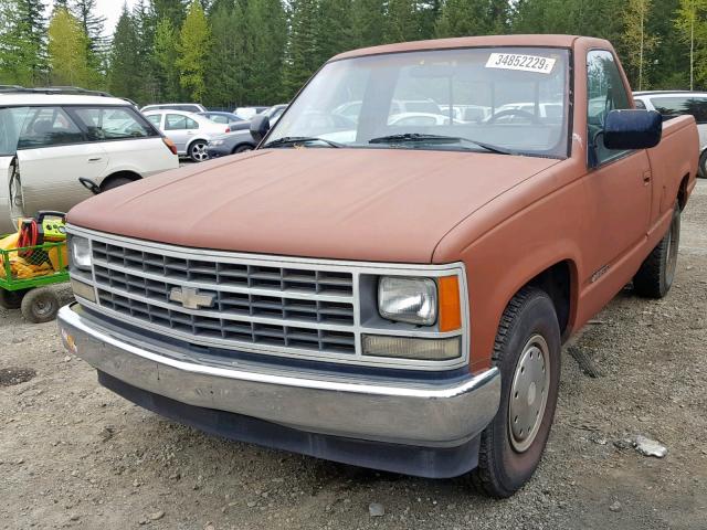 2GCFC24Z1K1105837 - 1989 CHEVROLET GMT-400 C2 BROWN photo 2