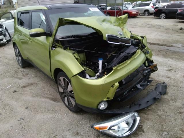 KNDJX3A58F7780731 - 2015 KIA SOUL ! GREEN photo 1