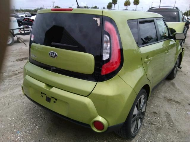 KNDJX3A58F7780731 - 2015 KIA SOUL ! GREEN photo 4