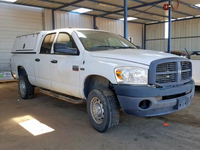 3D7KS28D28G248592 - 2008 DODGE RAM 2500 S თეთრი ფოტო 1