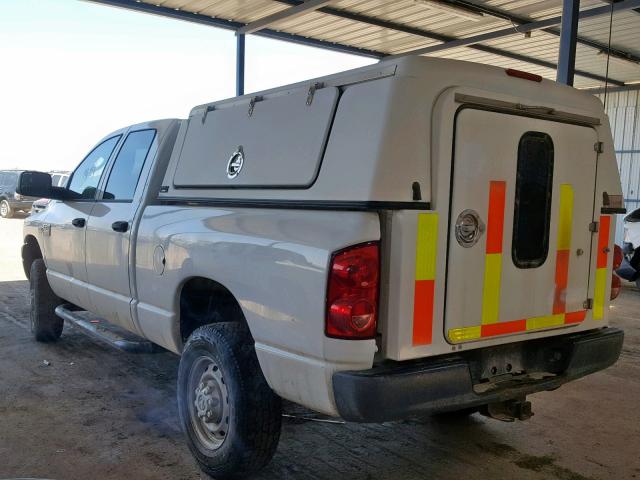 3D7KS28D28G248592 - 2008 DODGE RAM 2500 S თეთრი ფოტო 3