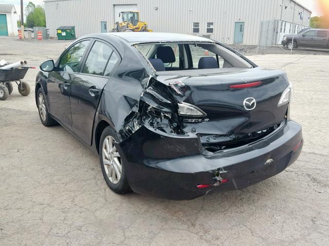 JM1BL1VG1C1511646 - 2012 MAZDA 3 I BLACK photo 3