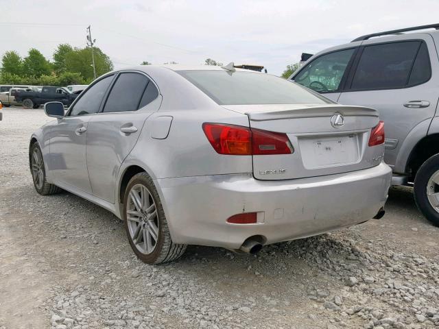 JTHCK262662004495 - 2006 LEXUS IS 250 SILVER photo 3