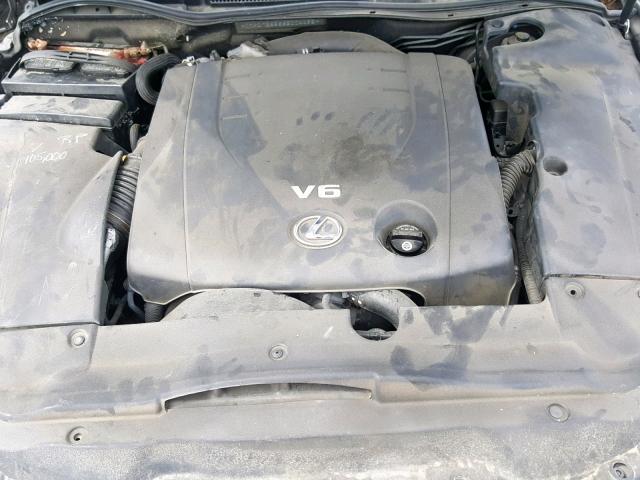 JTHCK262662004495 - 2006 LEXUS IS 250 SILVER photo 7