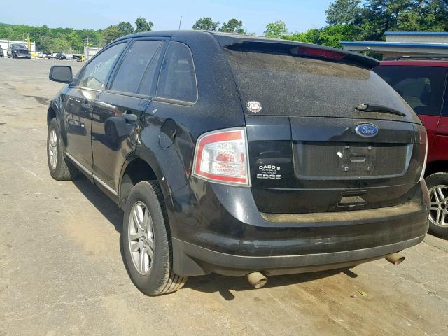 2FMDK36C88BA07573 - 2008 FORD EDGE SE BLACK photo 3