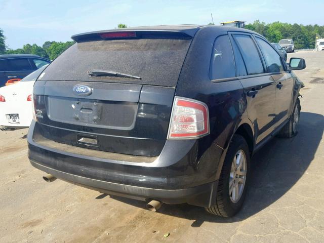 2FMDK36C88BA07573 - 2008 FORD EDGE SE BLACK photo 4