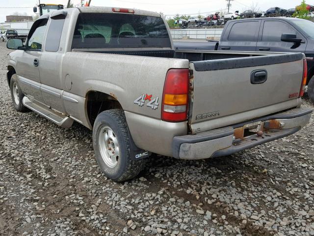 1GTEK19V2YE234322 - 2000 GMC NEW SIERRA BEIGE photo 3