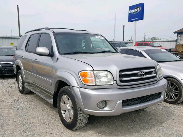 5TDBT48A91S044758 - 2001 TOYOTA SEQUOIA LI SILVER photo 1