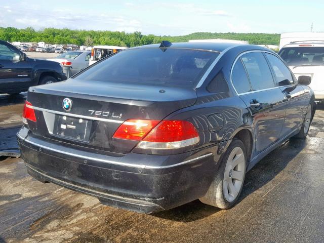 WBAHN83537DT72152 - 2007 BMW 750 BLACK photo 4