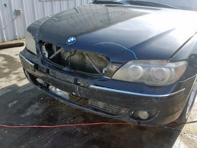 WBAHN83537DT72152 - 2007 BMW 750 BLACK photo 9