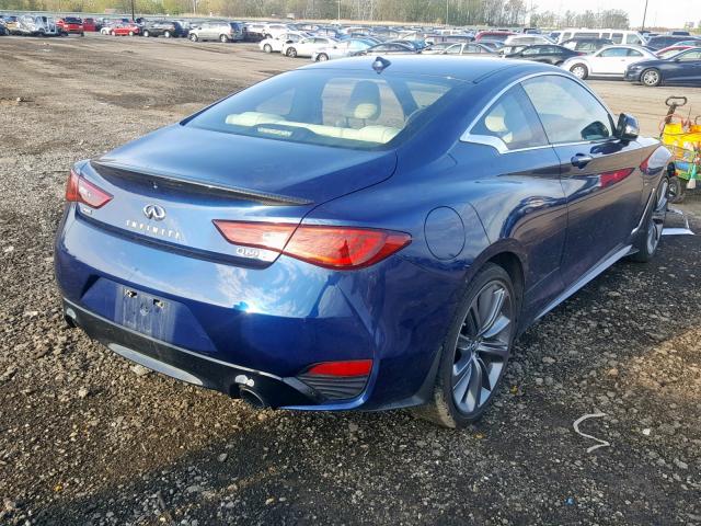 JN1FV7EL3JM630518 - 2018 INFINITI Q60 RED SP BLUE photo 4