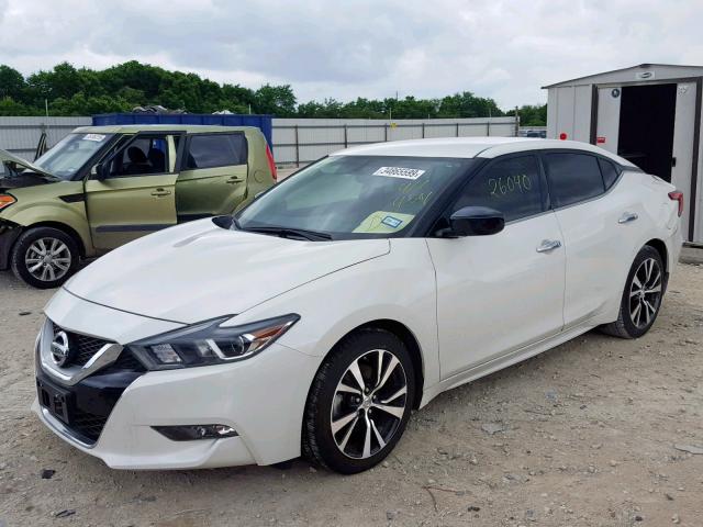 1N4AA6AP4HC411434 - 2017 NISSAN MAXIMA 3.5 WHITE photo 2