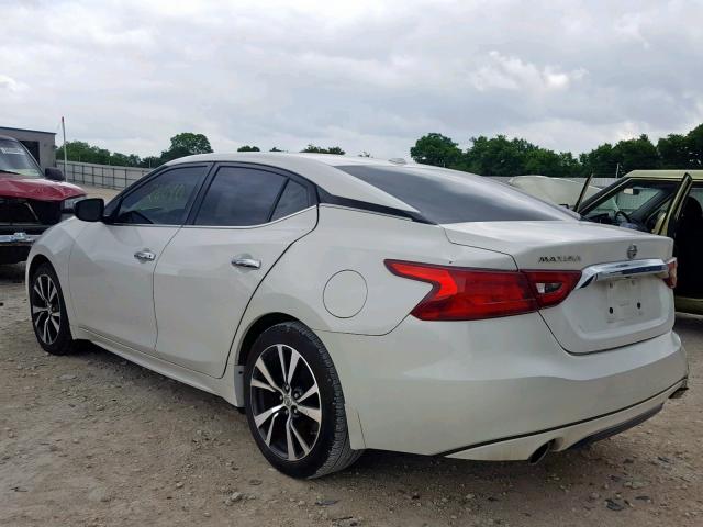 1N4AA6AP4HC411434 - 2017 NISSAN MAXIMA 3.5 WHITE photo 3