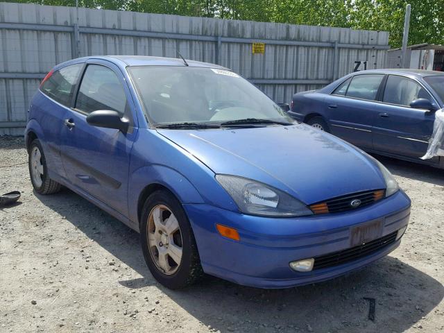 3FAHP31333R165835 - 2003 FORD FOCUS ZX3 BLUE photo 1