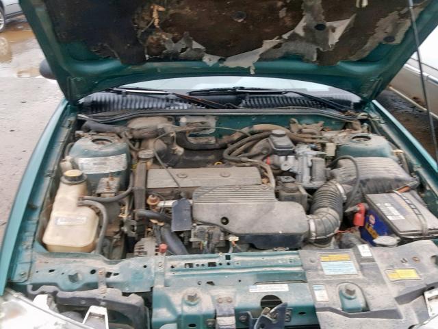 1G2NE12T5TM567455 - 1996 PONTIAC GRAND AM S GREEN photo 7