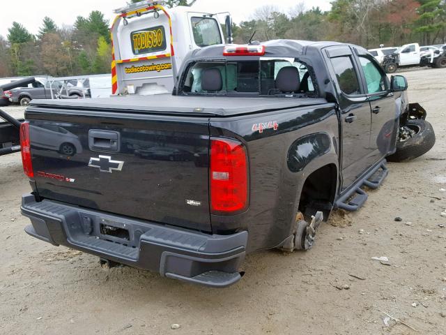 1GCGTCEN8J1111208 - 2018 CHEVROLET COLORADO L BLACK photo 4