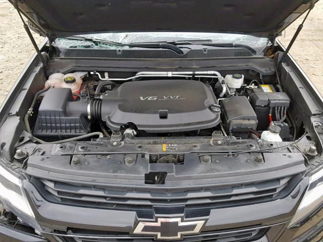 1GCGTCEN8J1111208 - 2018 CHEVROLET COLORADO L BLACK photo 7