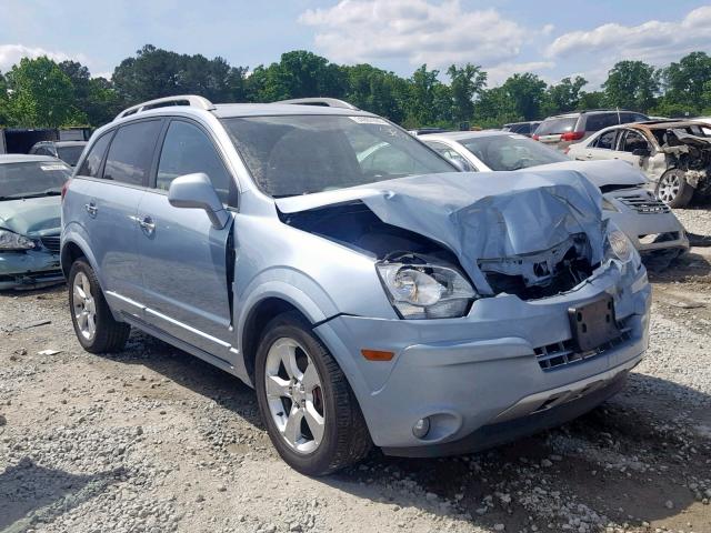 3GNAL4EK9ES522274 - 2014 CHEVROLET CAPTIVA LT BLUE photo 1