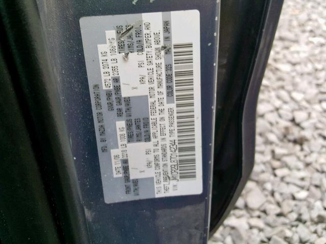 JM1CR29L870142344 - 2007 MAZDA 5 GRAY photo 10