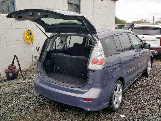 JM1CR29L870142344 - 2007 MAZDA 5 GRAY photo 4