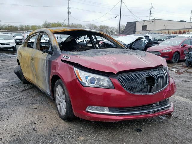 1G4GB5GR1EF167977 - 2014 BUICK LACROSSE RED photo 1