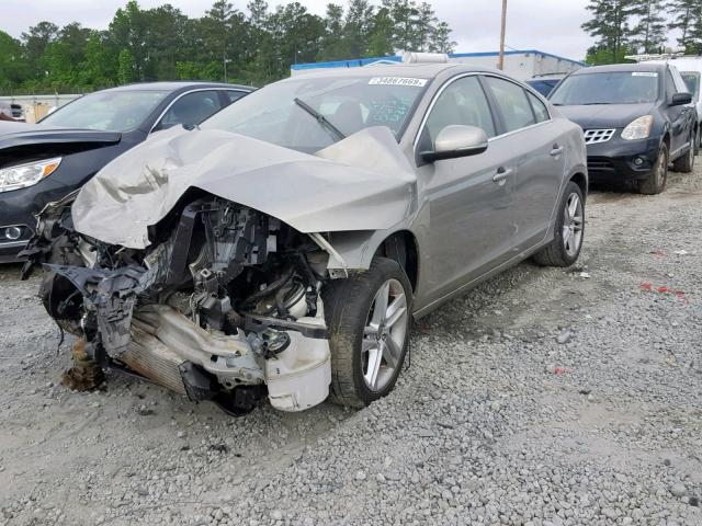 YV1612FS3E1298373 - 2014 VOLVO S60 T5 BEIGE photo 2