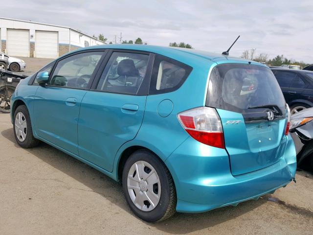 JHMGE8H33CC018880 - 2012 HONDA FIT TEAL photo 3