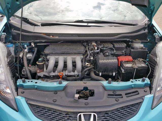 JHMGE8H33CC018880 - 2012 HONDA FIT TEAL photo 7