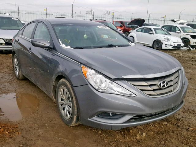 5NPEB4AC1DH607968 - 2013 HYUNDAI SONATA GLS SILVER photo 1