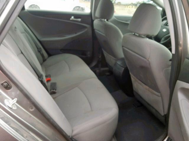 5NPEB4AC1DH607968 - 2013 HYUNDAI SONATA GLS SILVER photo 6