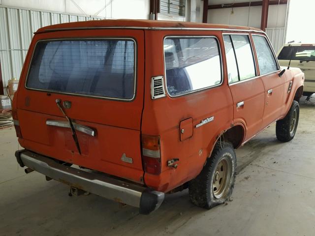 JT3FJ60G0D0062399 - 1983 TOYOTA LAND CRUIS RED photo 4